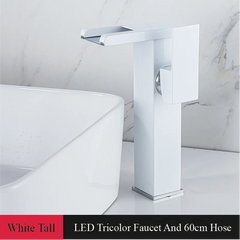 CascadeFlow LuxePlate Waterfall Bathroom Faucet