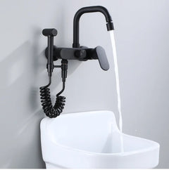 NoirFlow Wall-Mounted Mixer Tap