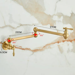 Aurelius Wall Pot Filler Tap