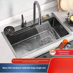 TitanFlow Stainless Steel Kitchen Sink Set