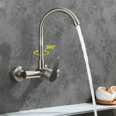 FlexiArc Wall Kitchen Mixer Tap