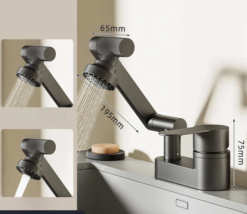 AquaTwist FlexPro Basin Mixer