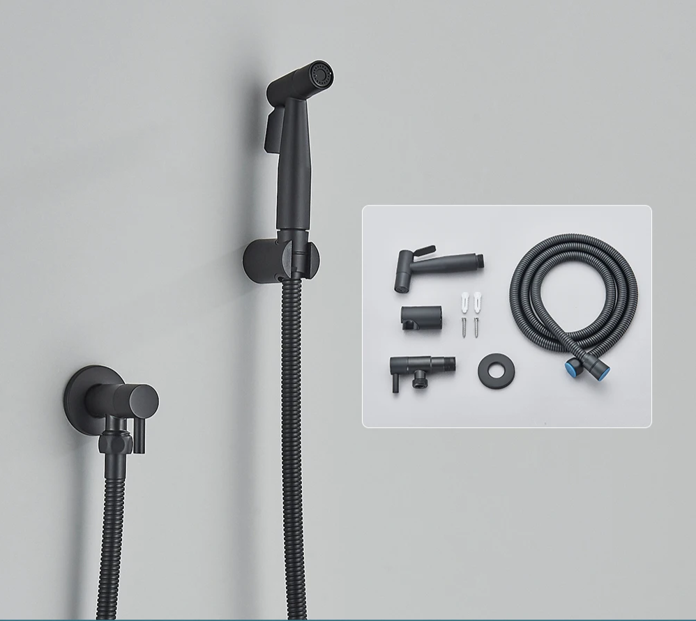 NoirJet Stainless Steel Bidet Spray Set