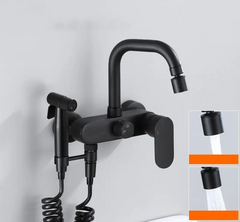 NoirFlow Wall-Mounted Mixer Tap