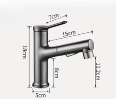 AquaClean Pull-Out Basin Mixer