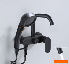 NoirFlow Wall-Mounted Mixer Tap